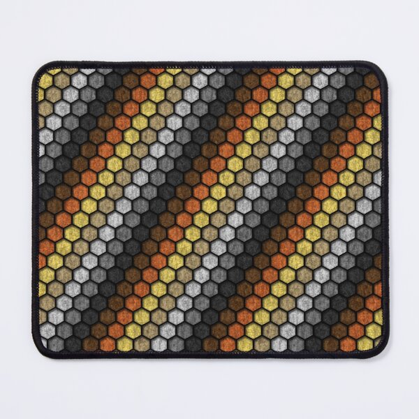 Item preview, Seamless Hexagon Pattern in Gay Bear Pride Flag Colors designed and sold by LiveLoudGraphic.