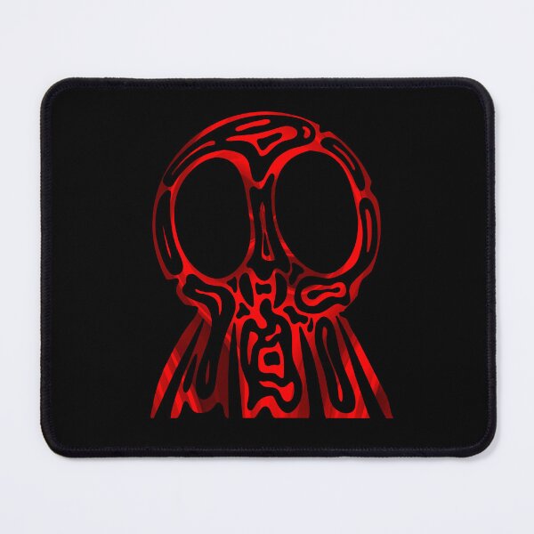 Item preview, Red Tribal Skull - Neon Trippy Skull designed and sold by mikeymadness.