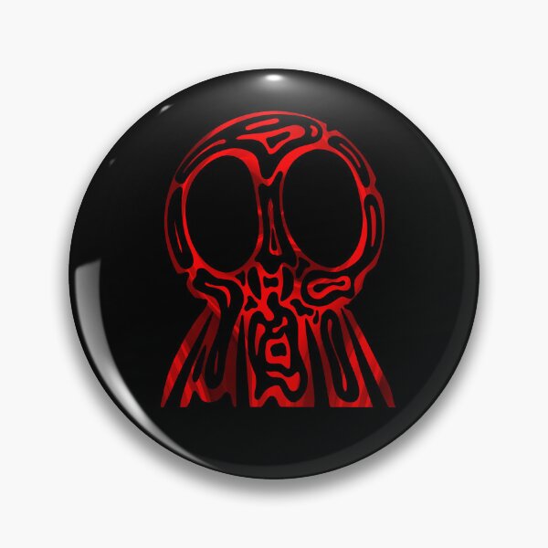 Item preview, Red Tribal Skull - Neon Trippy Skull designed and sold by mikeymadness.