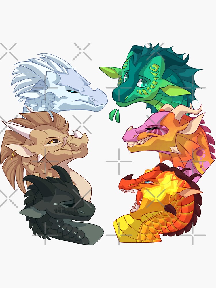 “Jade Winglet WoF” Sticker for Sale by opalistt | Redbubble