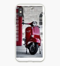 Red Vespa Scooter iPhone Case