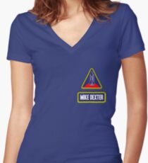 Astronaut Mike Dexter Women's Fitted V-Neck T-Shirt