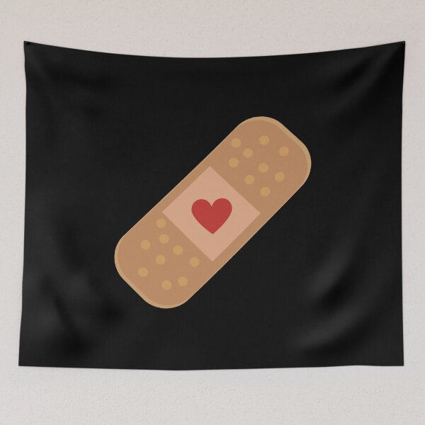 Item preview, Band Aid - Cute Love Heart Bandage designed and sold by AmberSiraj.