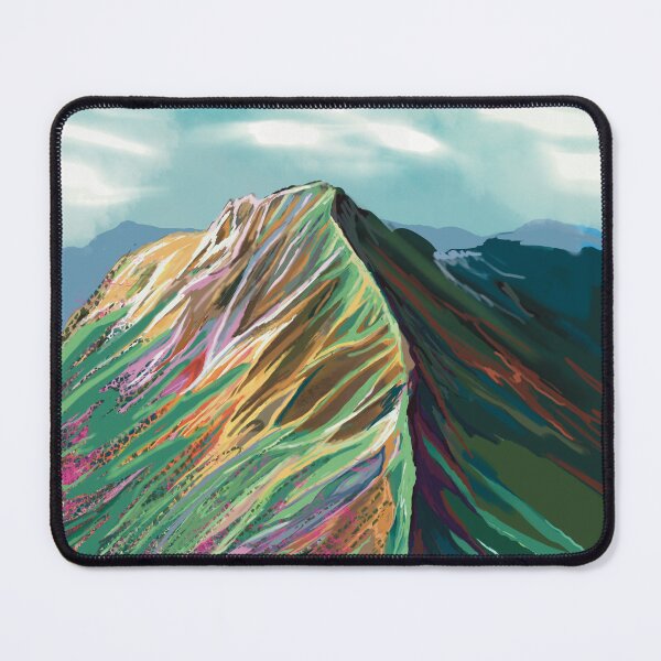 Item preview, Rainbow Modern Colorful Mountain Art designed and sold by HoneyCactus.
