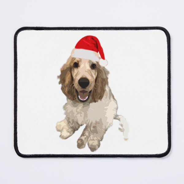 Item preview, Christmas Cocker Spaniel (White) designed and sold by Grades-Designs.