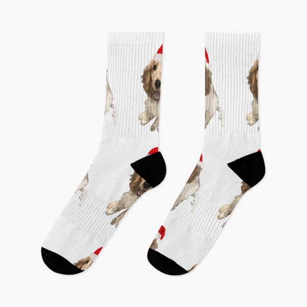 Item preview, Christmas Cocker Spaniel (White) designed and sold by Grades-Designs.