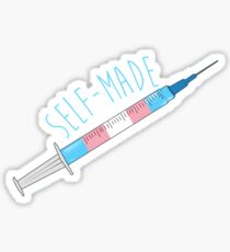 Self-Made Trans Pride Sticker