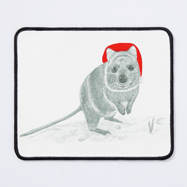 Artikelvorschau, Quokka in einem Weihnachtshut entworfen und verkauft von Acetry99.