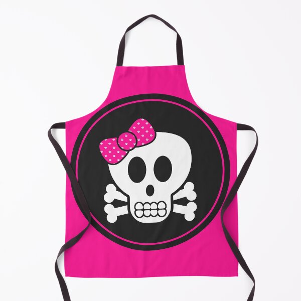 Item preview, Punk Rock Girl Cute Skull and Crossbones designed and sold by FrazellaDesigns.
