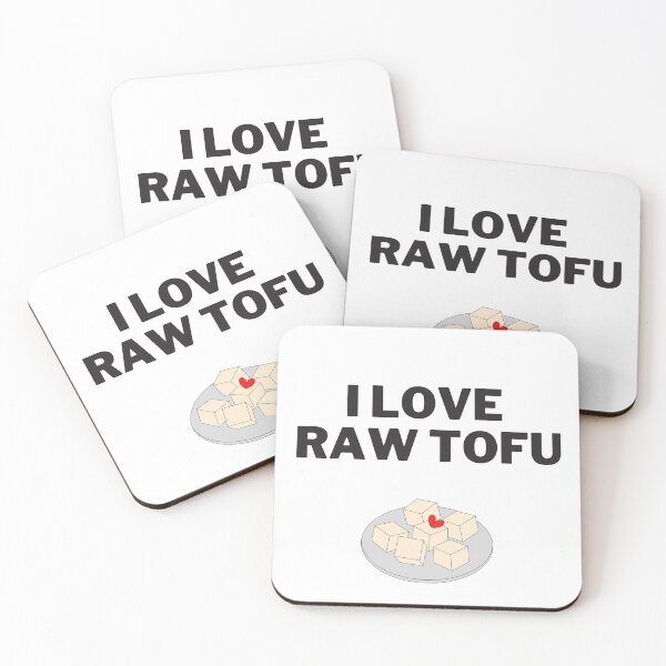 Item preview, I love raw tofu designed and sold by Dinoroarrr.