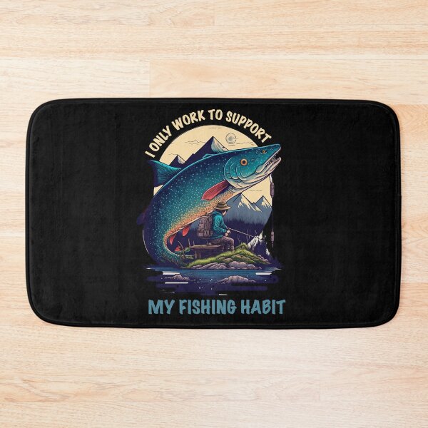 Item preview, I only work to support my fishing habit designed and sold by TopRatedArtist.