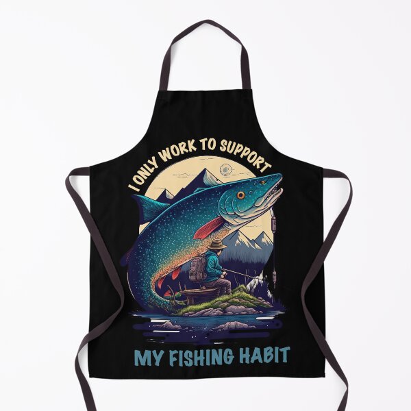 Item preview, I only work to support my fishing habit designed and sold by TopRatedArtist.