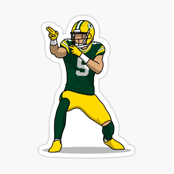 Christian Watson STICKER - #9 Green Bay Packers NFL Vinyl Magnet Rookie WR