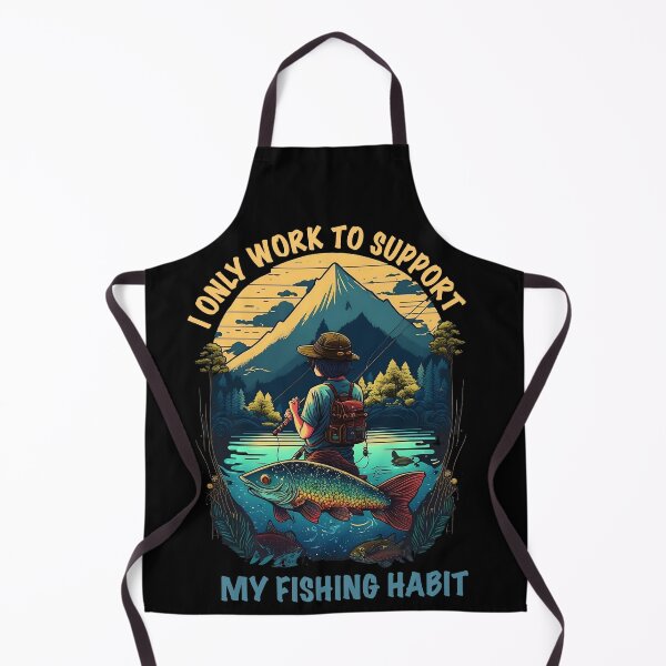 Item preview, I only work to support my fishing habit designed and sold by TopRatedArtist.