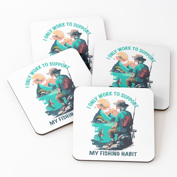 Item preview, I only work to support my fishing habit designed and sold by TopRatedArtist.