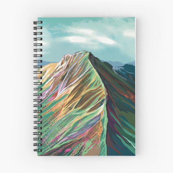 Item preview, Rainbow Modern Colorful Mountain Art designed and sold by HoneyCactus.