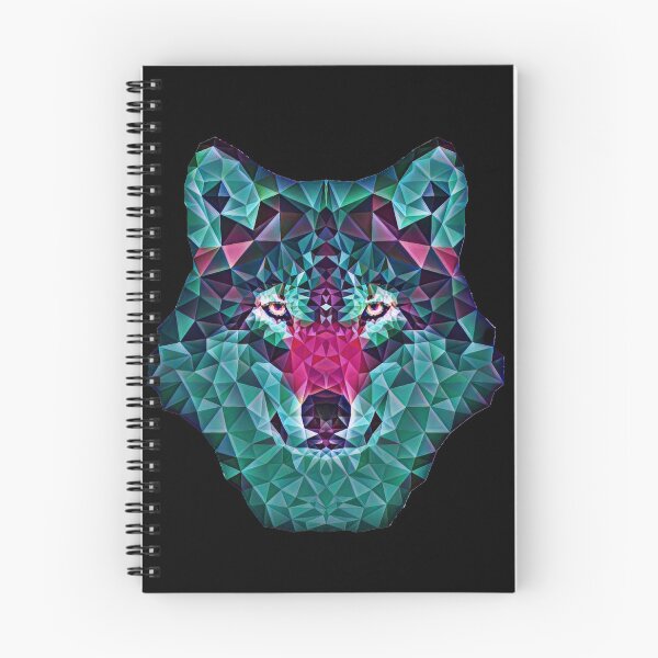 Item preview, Colorful Geometric Wolf 2 designed and sold by MMwolfdogden.