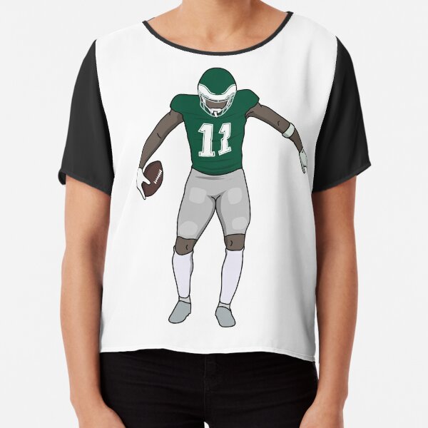 AJ Brown Philadelphia Eagles Player Icon Name & Number T-Shirt