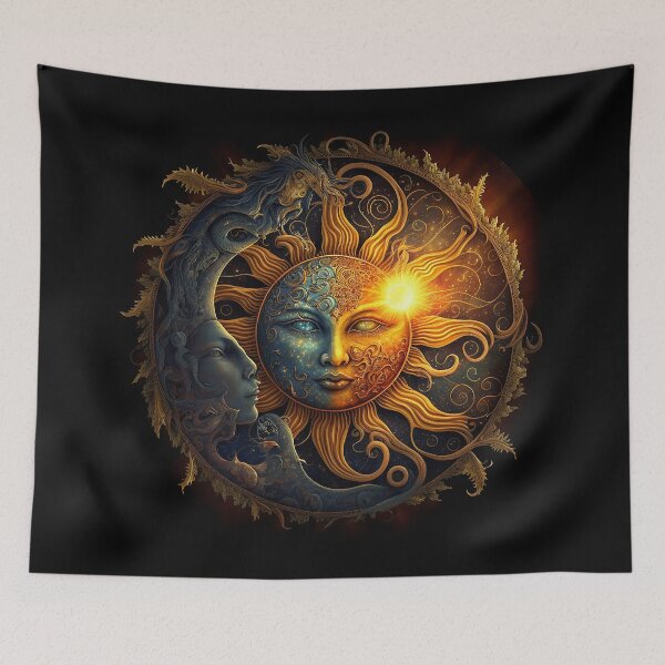 Item preview, Celestial Sun and Moon Astrology Tarot  designed and sold by photo4u2.