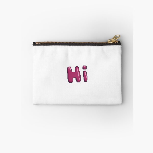 Item preview, Hi introvert greeting in pixel art designed and sold by HarshBrown.