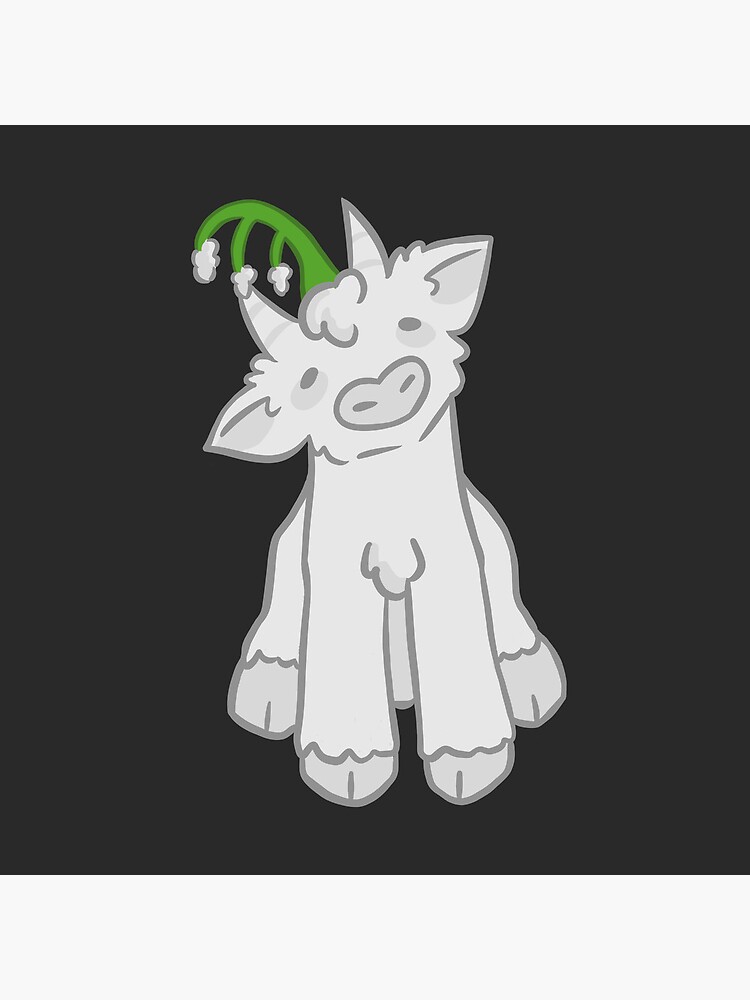 "minecraft lily of the valley moobloom cow" Poster for Sale by aokayah