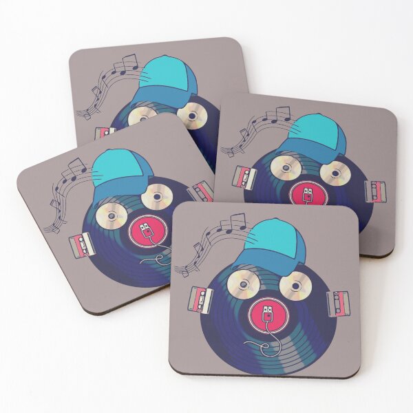 Item preview, Never Forget Music Vinyl Smiley design designed and sold by t1n3333.