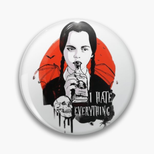 Item preview, Wednesday addams ( I hate everything ) designed and sold by Vehiclestore.