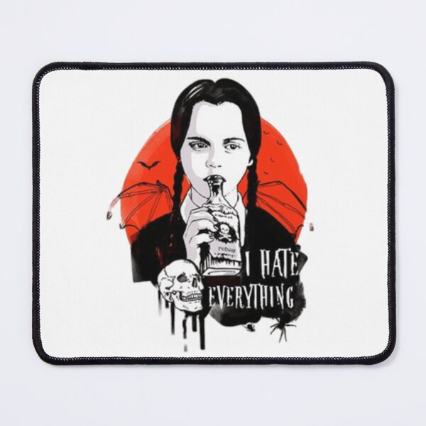 Item preview, Wednesday addams ( I hate everything ) designed and sold by Vehiclestore.
