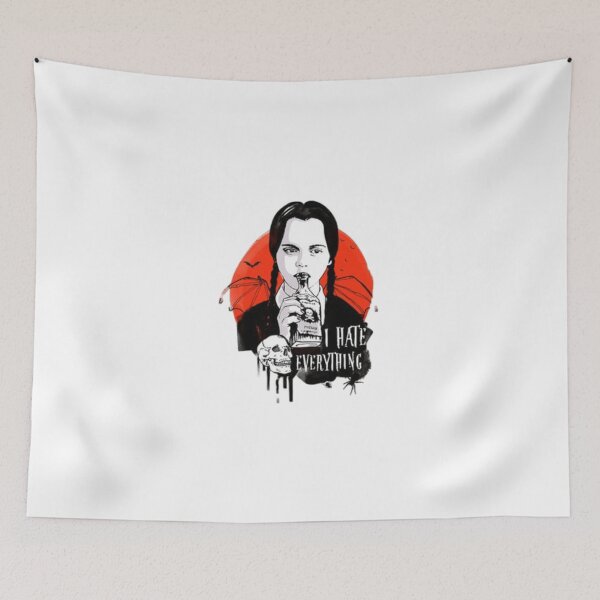 Item preview, Wednesday addams ( I hate everything ) designed and sold by Vehiclestore.