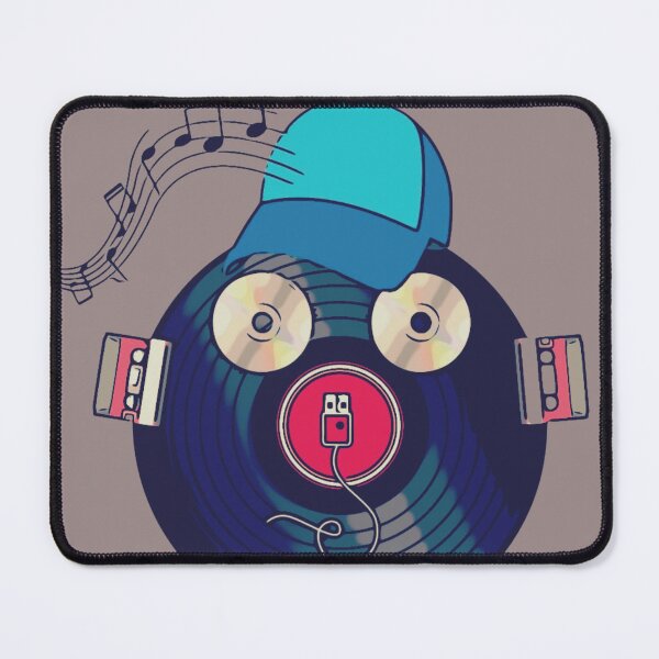 Item preview, Never Forget Music Vinyl Smiley design designed and sold by t1n3333.