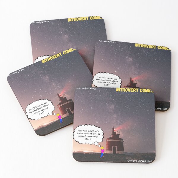 Item preview, Introvert Comics: Flat-Earthers designed and sold by IntrovertComics.