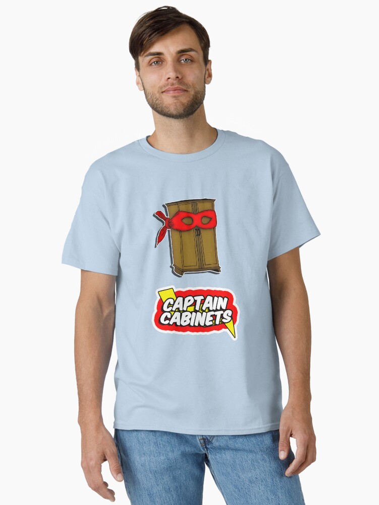Thumbnail 1 of 7, Classic T-Shirt, Captain Cabinets designed and sold by brianftang.