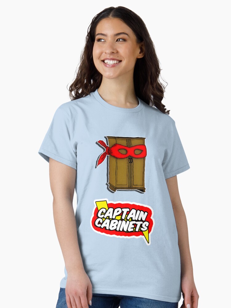 Thumbnail 2 of 7, Classic T-Shirt, Captain Cabinets designed and sold by brianftang.