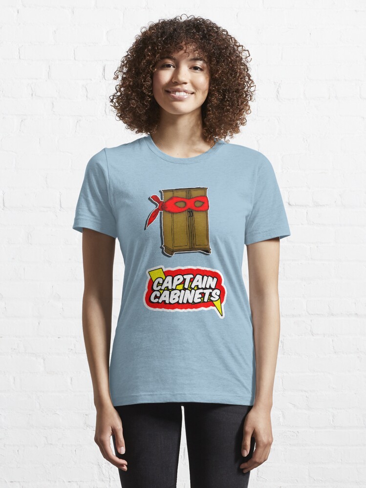 Alternate view of Captain Cabinets Essential T-Shirt