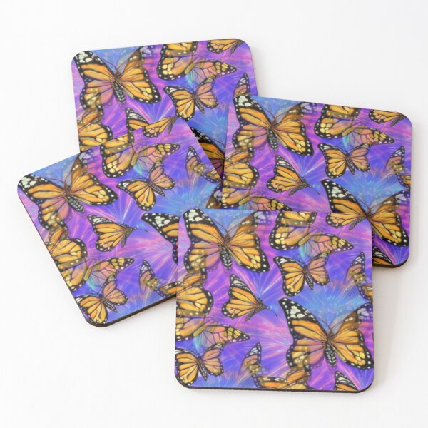 Item preview, Butterfly Dance Abstract AI Fantasy Art Repeating Pattern designed and sold by KLP-Magick.
