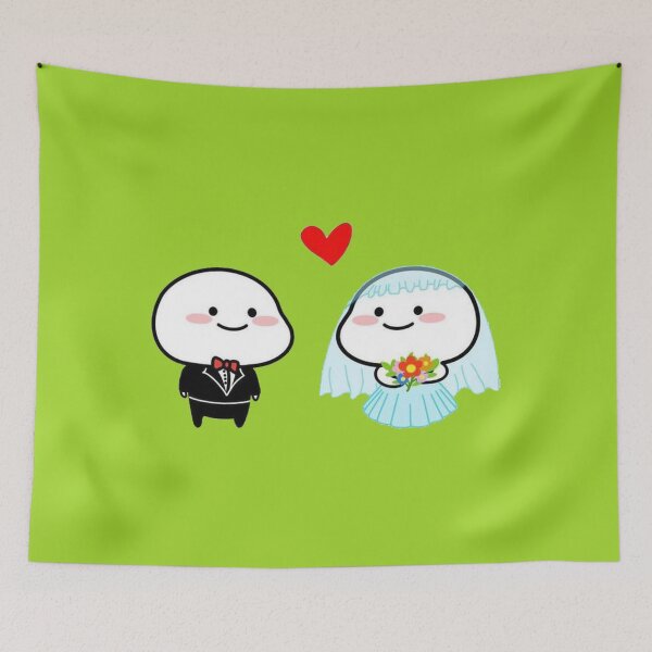Item preview, Couple Pentol Lover Wedding Celebration Groom and Bride designed and sold by malconerh.