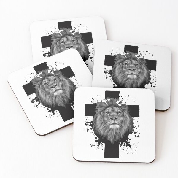 Item preview, Lion Face and the Cross designed and sold by Rowena Jones.