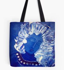 Blue Lady Tote Bag