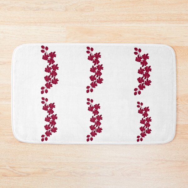 Item preview, Red fowers white background designed and sold by Tervezek.