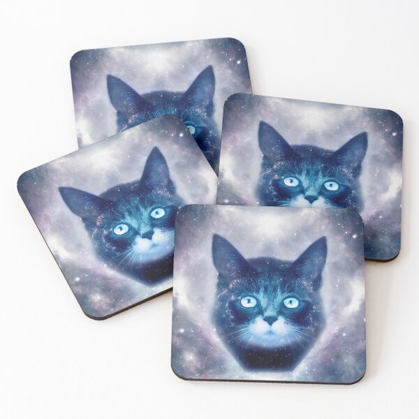Item preview, cat form of light from the nebula, galaxy designed and sold by ValleyDream.