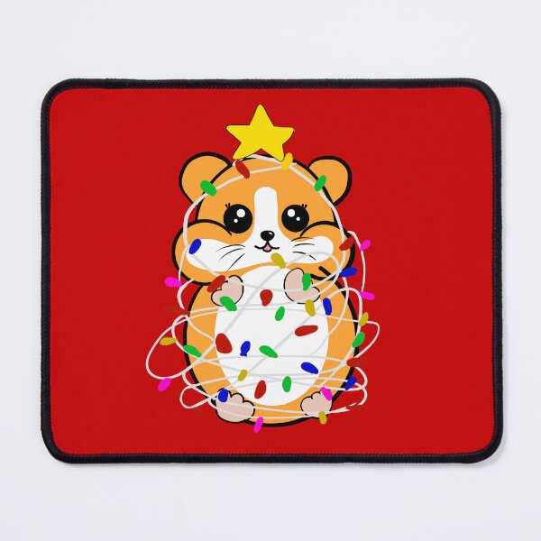 Item preview, Hamster in Christmas lights designed and sold by Mermaidssparkle.