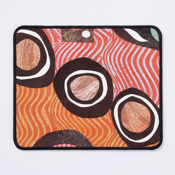Item preview, Funky retro orange print designed and sold by bearoberts.