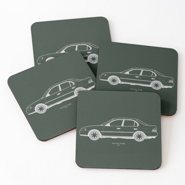 Item preview, Corolla E100 (white on black) designed and sold by anuaramir.