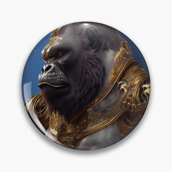 Item preview, 'Gorilla Soldier' - (Primal Warfare Series) #3 Portrait Of A Gorilla Warrior  designed and sold by NewDesignPrints.