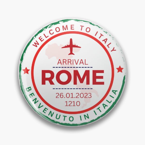 Item preview, Rome Italy Passport Stamp Travel designed and sold by Supra Designs.