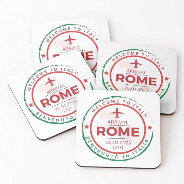 Item preview, Rome Italy Passport Stamp Travel designed and sold by Supra Designs.