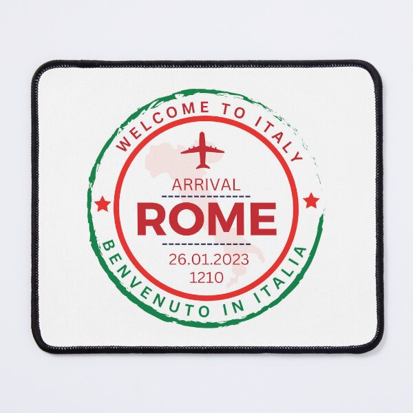 Item preview, Rome Italy Passport Stamp Travel designed and sold by Supra Designs.