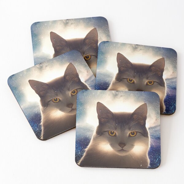 Item preview, cat form of light from the nebula galaxy designed and sold by ValleyDream.