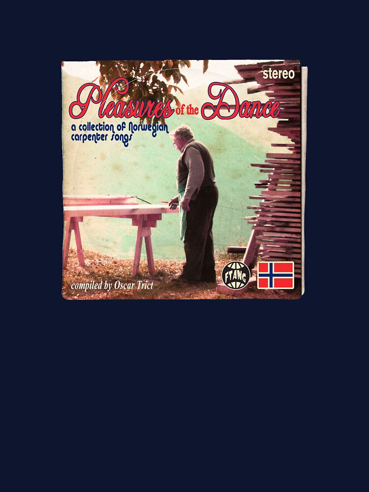 Thumbnail 7 of 7, Classic T-Shirt, Pleasures of the Dance: a collection of Norwegian Carpenter Songs designed and sold by brianftang.