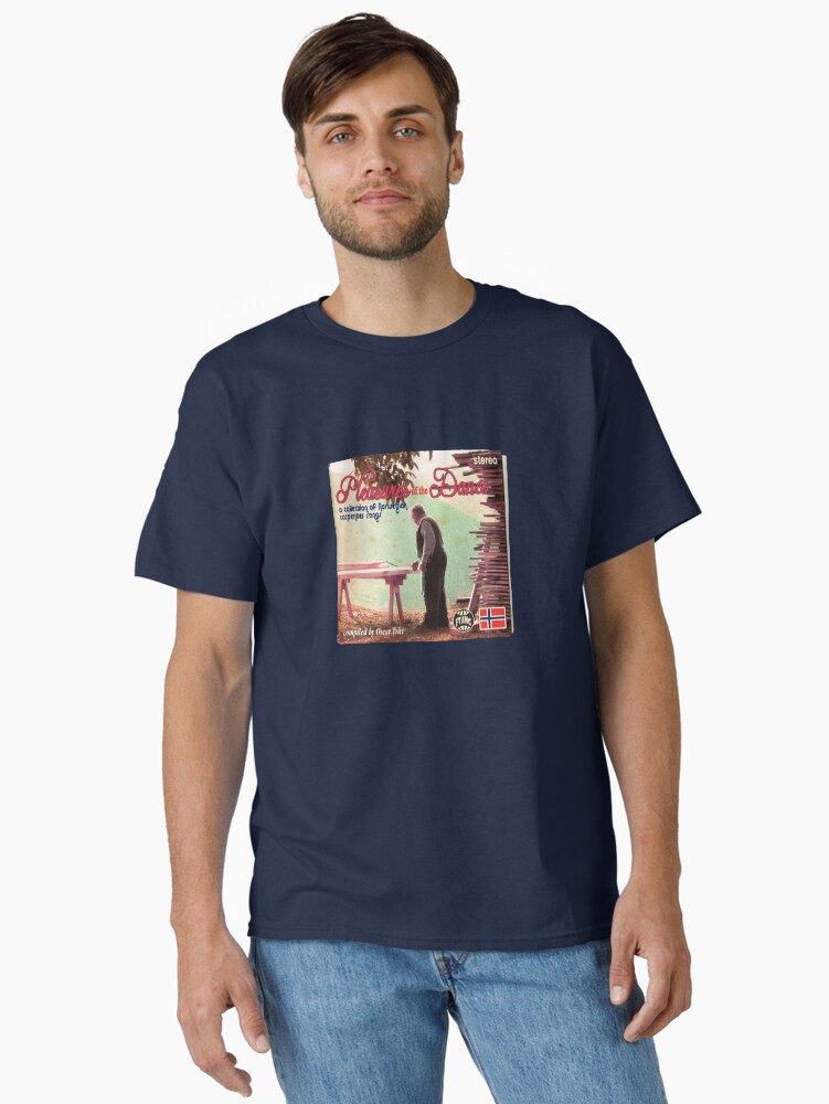 Thumbnail 2 of 7, Classic T-Shirt, Pleasures of the Dance: a collection of Norwegian Carpenter Songs designed and sold by brianftang.